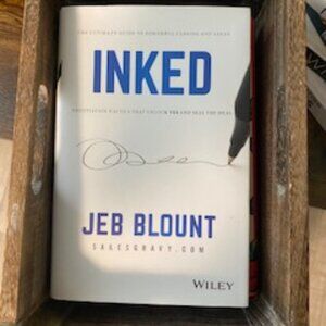 INKED by Jeff Blout - Sales Tips/Tricks Book. Brand New
